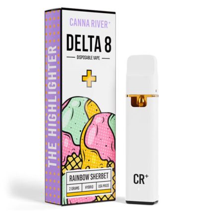 THC Vape - Delta 8 Highlighter - Rainbow Sherbet (Hybrid) - 2g