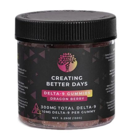 THC Edibles - Dragon Berry D9 Gummies - 10mg