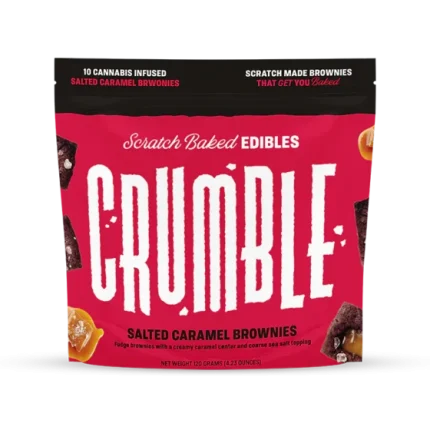 Crumble Brownies High Dose 300mg Salted Caramel