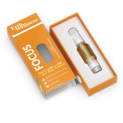 THCV:CBG:CBD Live Resin Disposable Cartridge - Focus Blend - 2g - By Erth Wellness