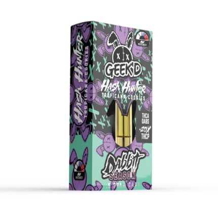 Delta 8:THC-P:THC-A Blend Cartridge - Hash Hunter Tropicana Cookies - 500mg - By Geek'd