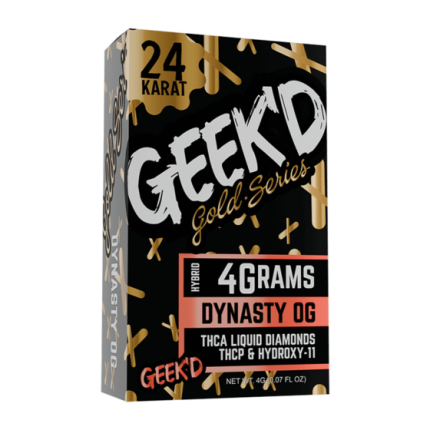 Geek'd - THCA Vape Device - 24K - 4g - Dynasty OG (Hybrid)