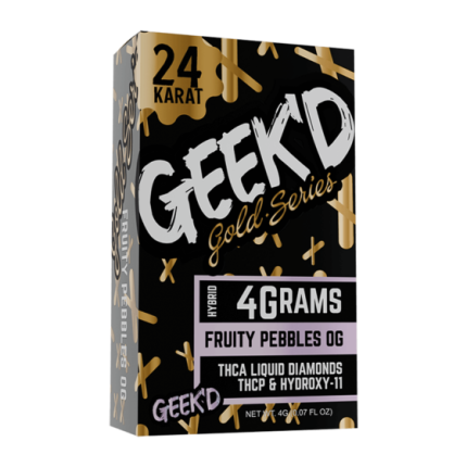 Geek'd - THCA Vape Device - 24K - 4g - Fruity Pebbles (Hybrid)
