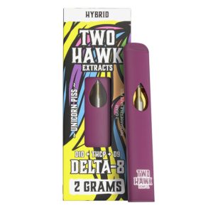 Vape Pen D8:D9:D10:THC P Device - Unicorn Piss - 2g - By Two Hawk Hemp